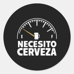 Adesivo Mexicano Engraçado Preciso De Cerveza De Cerveza E