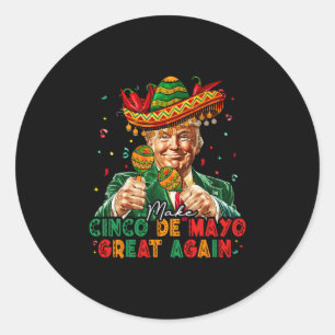 Adesivo Mexicano Faça Cinco De Maio Grande Novamente Engra
