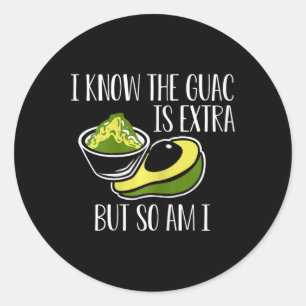 Adesivo Mexicano Guacamole Avocado Cinco De Mayo
