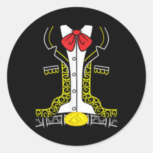 Adesivo Mexicano Mariachi, Charro Cinco De Mayo Costume Sh