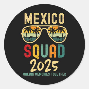 Adesivo México, 2025, Férias da Família Tropical de Praia