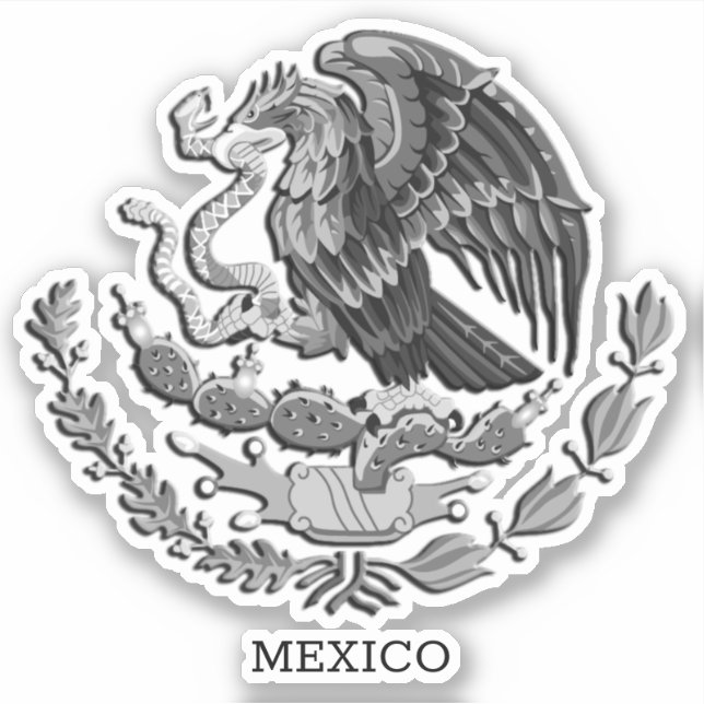 Adesivo México & Águia, Bandeira do México (Frente)