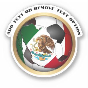 Adesivo México: Bandeira do futebol mexicano