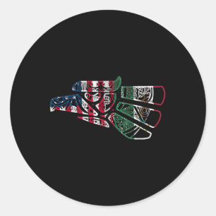 Adesivo México Bandeira dos Estados Unidos Patriot Bandeir