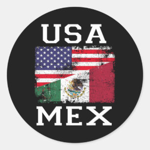Adesivo México Bandeira dos Estados Unidos Patriot Bandeir
