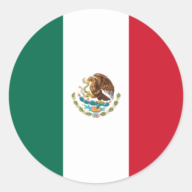 Adesivo México/Bandeira Mexicana (Frente)