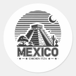 Adesivo México Chichen Itza