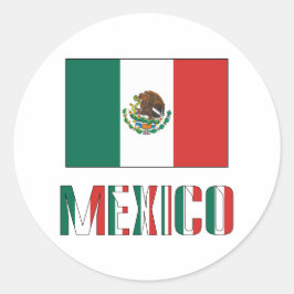 Adesivo México e Bandeira Mexicana