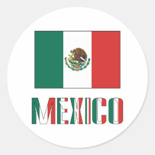 Adesivo México e Bandeira Mexicana