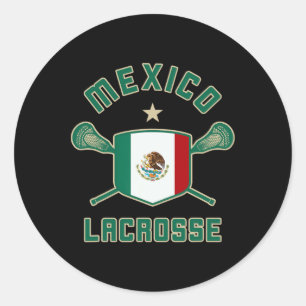 Adesivo México Lacrosse - Lax da Bandeira Mexicana