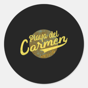 Adesivo México Playa Del Carmen Vintage - Camisa Retrora