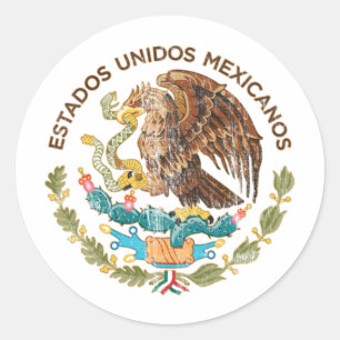 Adesivo México - selo dos mexicanos dos unidos dos estado