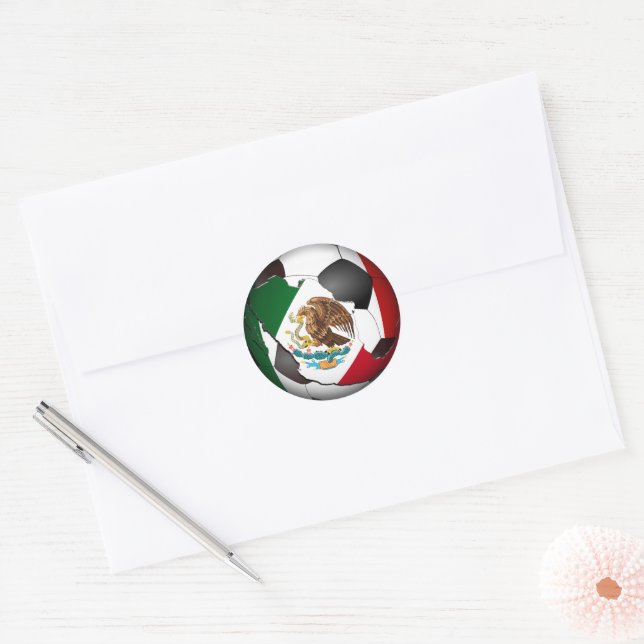 Adesivo Mexico Soccer Ball Sports (Envelope)