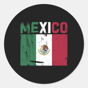 Adesivo México Vintage, México Flag Orgulho Hat Jersey 3