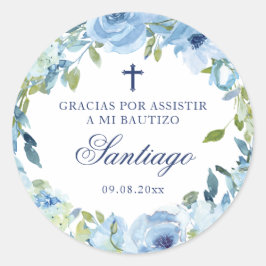 Adesivo Mi Bautizo Recuerdos Para Bautizo Espanhol Baptism