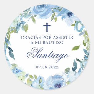 Adesivo Mi Bautizo Recuerdos Para Bautizo Espanhol Baptism