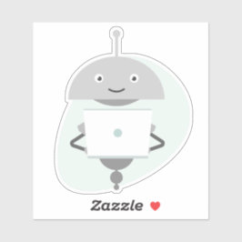 Adesivo Mia em um Laptop