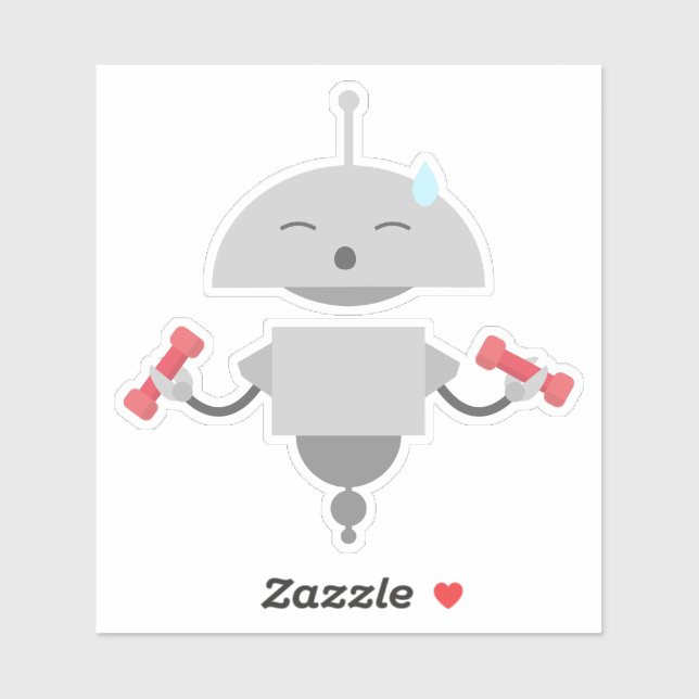 Adesivo Mia exercitando (Folha)