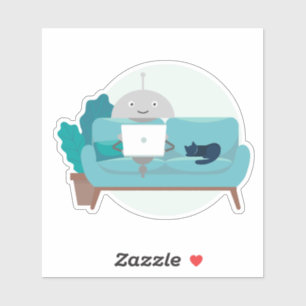 Adesivo Mia no sofá