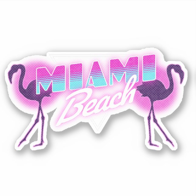 Adesivo Miami Beach (Frente)