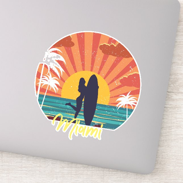 Adesivo Miami Beach (Detalhe)