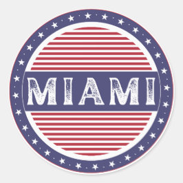Adesivo Miami City Pride Emblem – American Identity