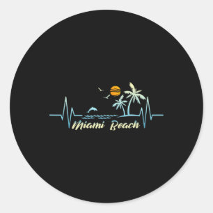Adesivo Miami Florida Souvenir Spring Break Beach