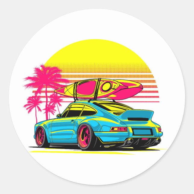 ADESIVO MIAMI GT VIBES DE VERÃO (Frente)