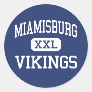 Adesivo Miamisburg Viquingues Miamisburg médio Ohio
