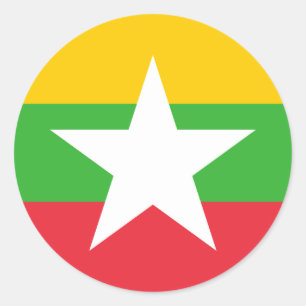 Adesivo Mianmar / Birmânia/Mianmar