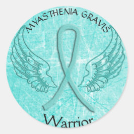 Adesivo Miastenia Gravis Angel Wings Warrior Sticker