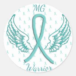 Adesivo Miastenia Gravis Angel Wings Warrior Sticker