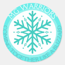Adesivo Miastenia Gravis No Two Snowflakes sticker