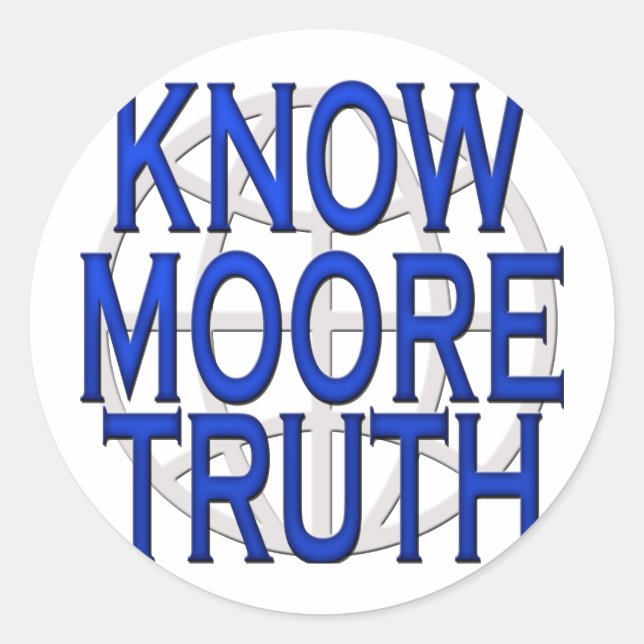 Adesivo Michael Moore Sabe! Suporte para SiCKO (Frente)