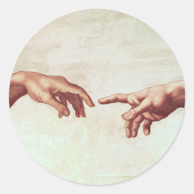 Adesivo Michelangelo Hands (Frente)