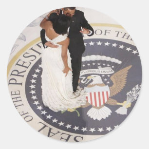 Adesivo Michelle e Barack Obama