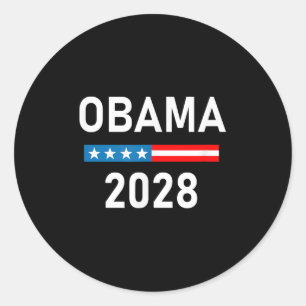 Adesivo Michelle Obama Pelo Presidente Obama 2028