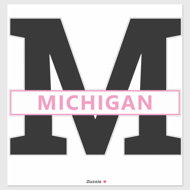 Adesivo Michigan (Folha)
