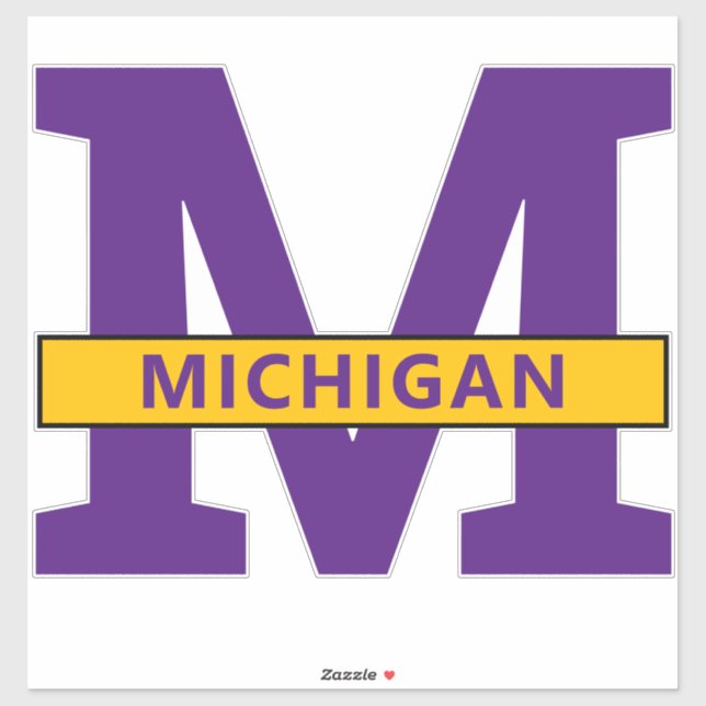 Adesivo Michigan (Folha)