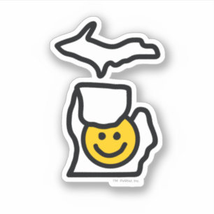 Adesivo Michigan Holding um Smile Sticker
