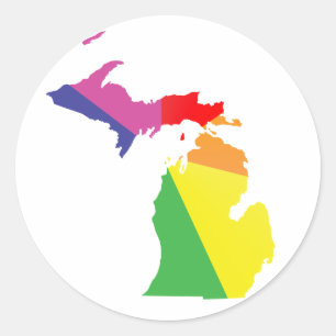 Adesivo Michigan orgulde.