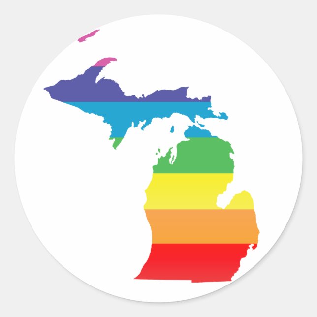 Adesivo Michigan orgulde. (Frente)