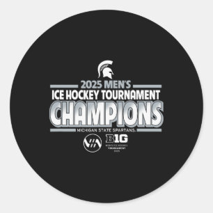 Adesivo Michigan State Spartans Hóquei Masculino Campeão d