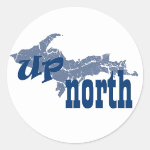 Adesivo Michigan Upper Peninsula Up North Sticker
