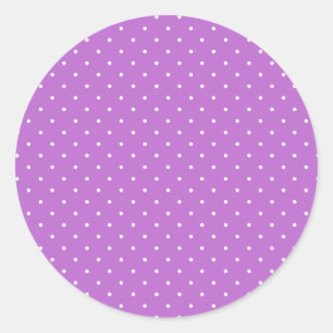 Adesivo Micro Bolinha Branco - Orquídea Roxo