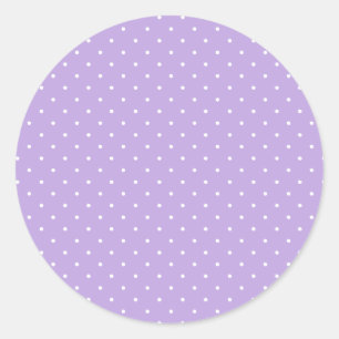 Adesivo Micro Bolinhas Branco - Lavanda Suave