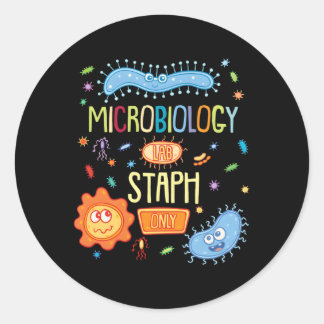 Adesivo Microbiologista Biology Microbiology Lab Staph