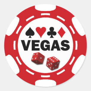 ADESIVO MICROPLAQUETA DE PÓQUER DE VEGAS