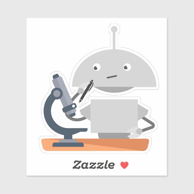 Adesivo Microscópio Mia (Folha)