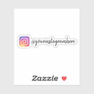 Adesivo Mídia Social Personalizada do Instagram